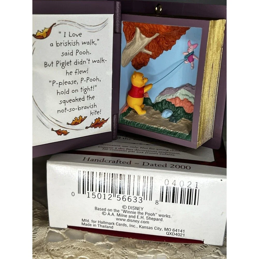 Hallmark Winnie The Pooh Collector’s Series Book Ornament 2000…#3 in Series